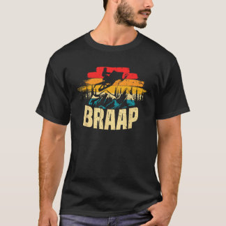 Snowmobile Braap Moto Sled Riding Snowmobiling Men T-Shirt