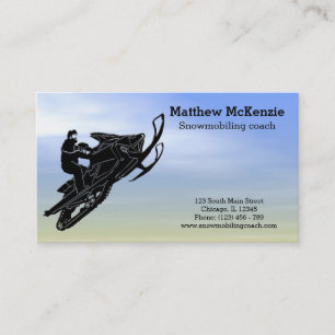 Snowmobile Business Card
