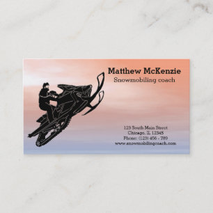 Snowmobile Business Card