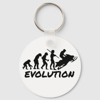 Snowmobile Evolution Key Ring