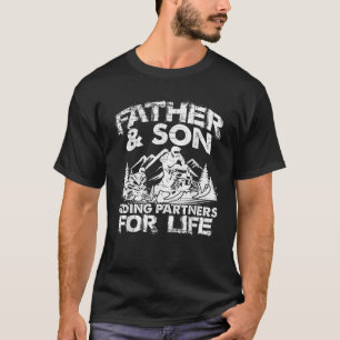 Snowmobile Father And Son Riding Partners Snowmobi T-Shirt