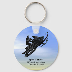 Snowmobile Key Ring