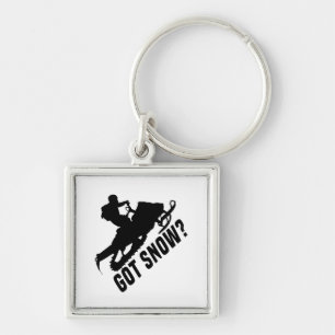 Snowmobile Key Ring