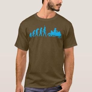 Snowmobile Motorcycle Evolution T-Shirt