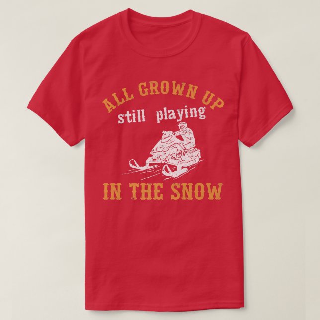 Snowmobile Premium841 T-Shirt (Design Front)
