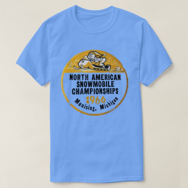 Snowmobile Race T-Shirt (Design Front)