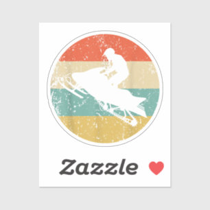 Snowmobile Retro Style Snowmobiling