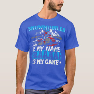Snowmobile Riding Design for an Snowmobiler856 T-Shirt