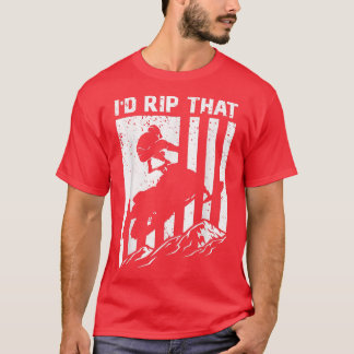 Snowmobile Riding I'D Rip That Skimobile 877 T-Shirt