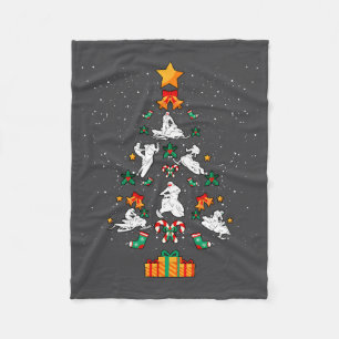 Snowmobile Snowmobiling Christmas Tree Xmas  Fleece Blanket
