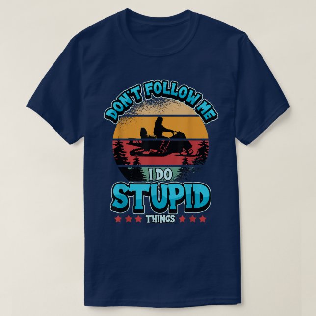 Snowmobile  T-Shirt (Design Front)