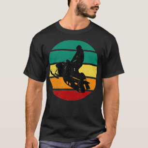 Snowmobile Vintage Motor Sled Sunset Winter Sports T-Shirt