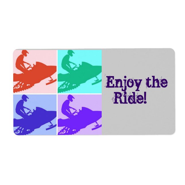 Snowmobiler/ Enjoy the Ride (Front)