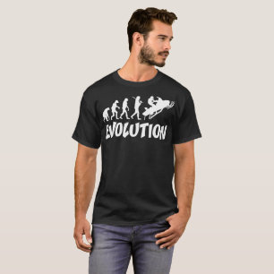 Snowmobiler Evolution Tshirt