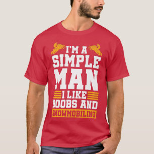 Snowmobilers Sledding Winter Snow Machine Snowmob T-Shirt
