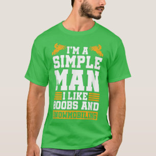 Snowmobilers Sledding Winter Snow MachineSnowmobil T-Shirt