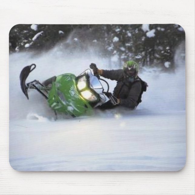Snowmobiles Mouse Mat (Front)
