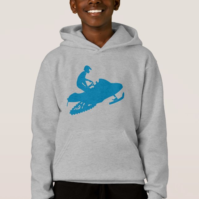 Snowmobiling/ Blue Sled (Front)
