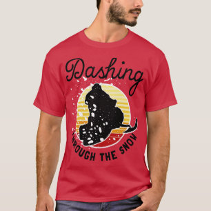 Snowmobiling Dashing Through The Snow 1 T-Shirt