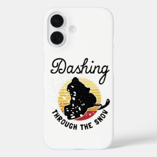 Snowmobiling - Dashing Through The Snow iPhone 16 Case
