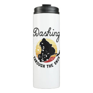 Snowmobiling - Dashing Through The Snow Thermal Tumbler