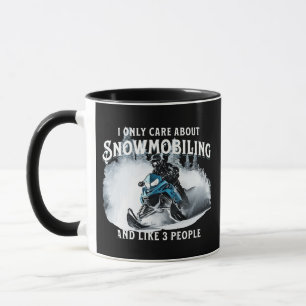 Snowmobiling Funny Snowmobile Mug