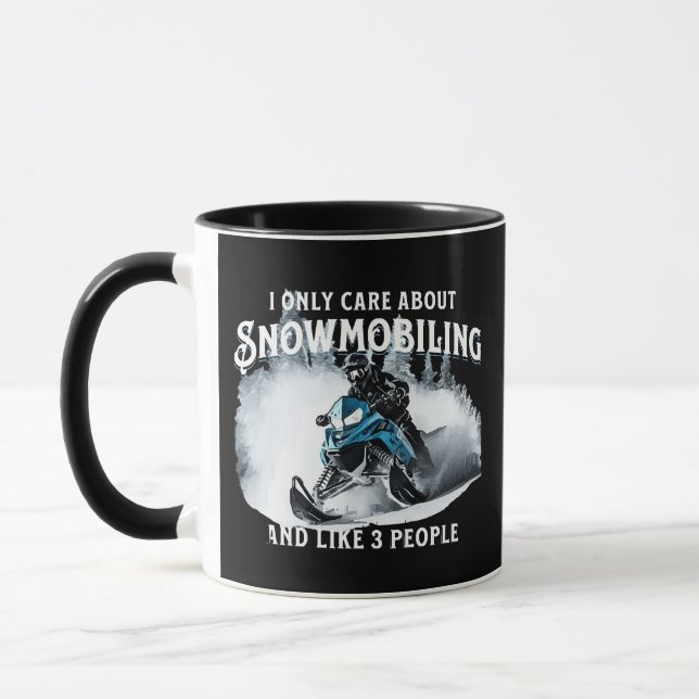 Snowmobiling Funny Snowmobile  Mug (Left)