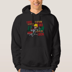 Snowmobiling Humour Calling In Sick Hoodie