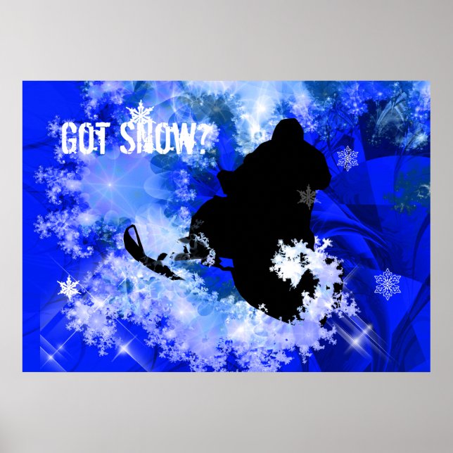 Snowmobiling in the Avalanche Poster (Front)