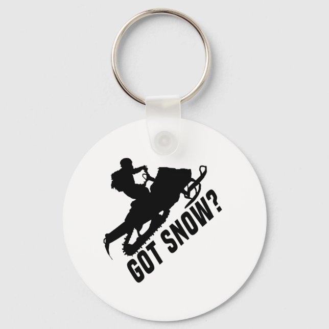 Snowmobiling Key Ring (Front)