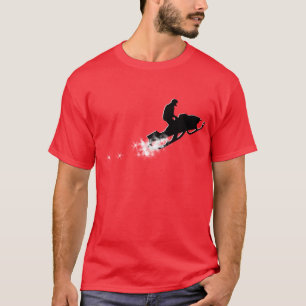 snowmobiling powder trail T-Shirt