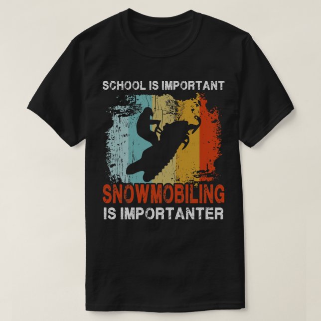 Snowmobiling Snowmobile 1 T-Shirt (Design Front)