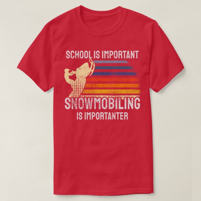 Snowmobiling Snowmobile 4 T-Shirt (Design Front)