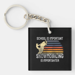 Snowmobiling Snowmobile Key Ring