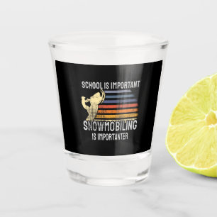 Snowmobiling Snowmobile Shot Glass
