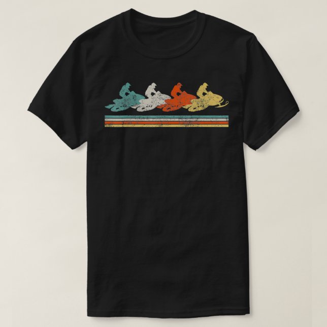 Snowmobiling Snowmobile  T-Shirt (Design Front)