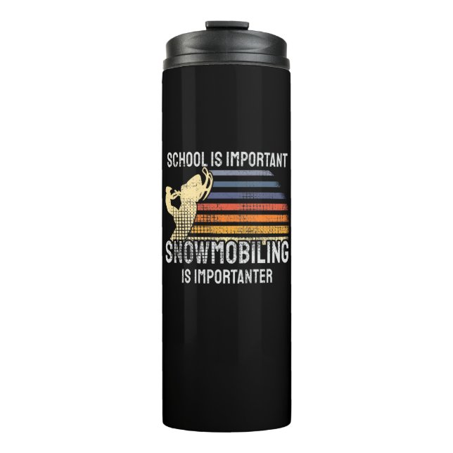 Snowmobiling Snowmobile Thermal Tumbler (Front)