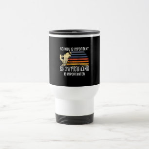 Snowmobiling Snowmobile  Travel Mug