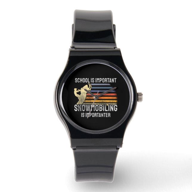 Snowmobiling Snowmobile Watch (Front)