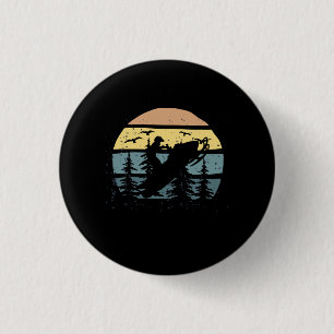 Snowmobiling Snowmobilie 3 Cm Round Badge