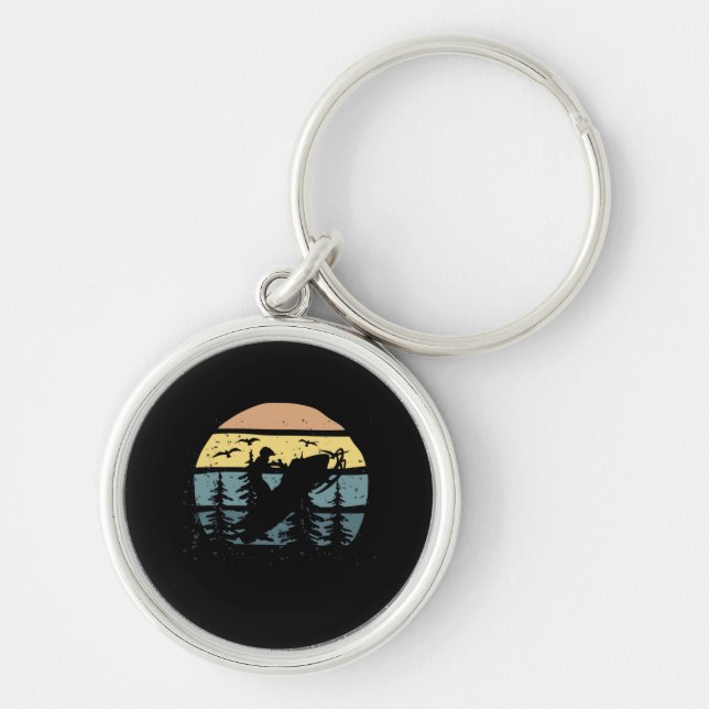 Snowmobiling Snowmobilie Key Ring (Front)