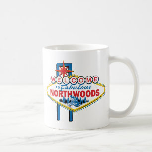 Snowmobiling/Welcome to the Fabulous Northwoods Coffee Mug