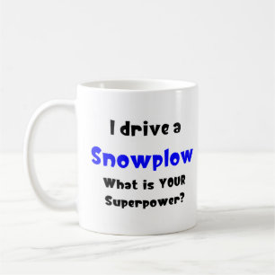 snowplow driver coffee mug