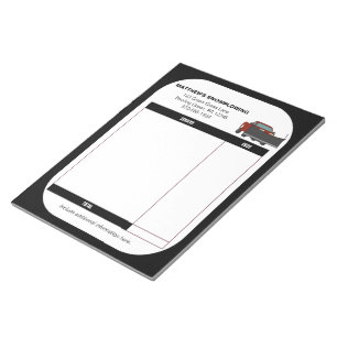 Snowplowing Snow Plough Business Receipt Invoice Notepad