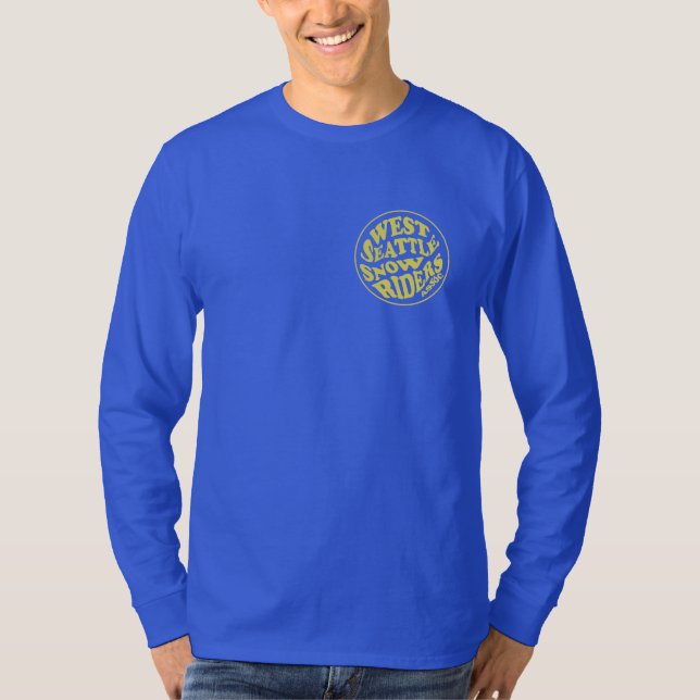 Snowriders Blue T-Shirt (Front)