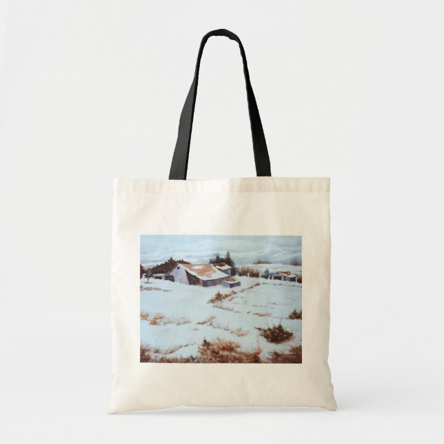 Snowscape Tote Bag (Front)