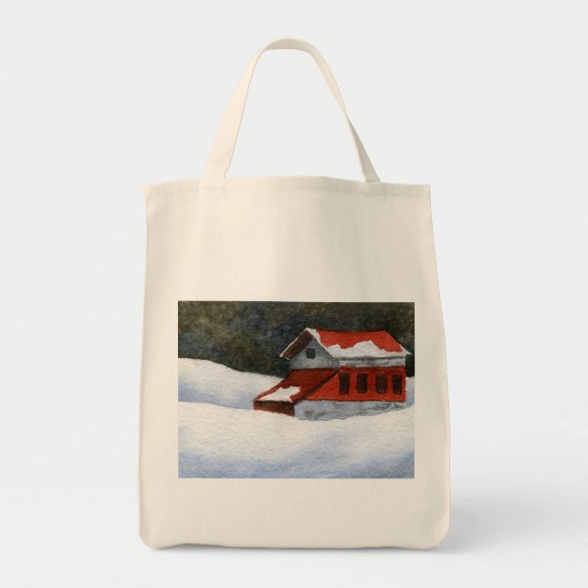 Snowscape Tote Bag (Front)