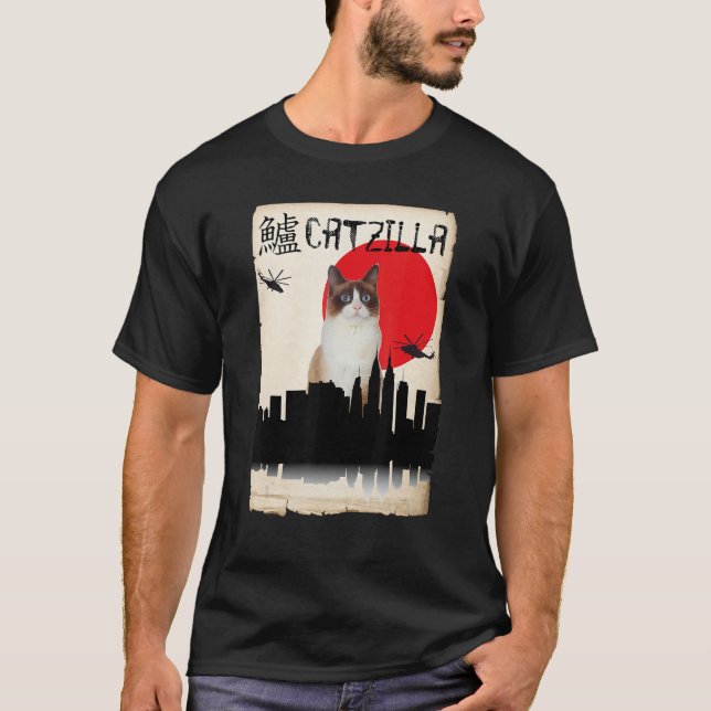 Snowshoe Catzilla T-Shirt (Front)