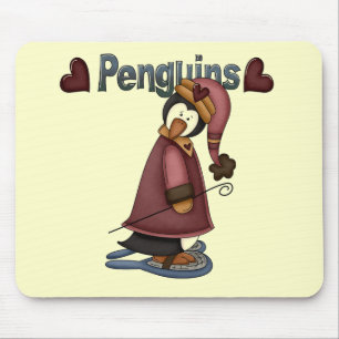 Snowshoe Penguin T-shirts and Gifts Mouse Mat