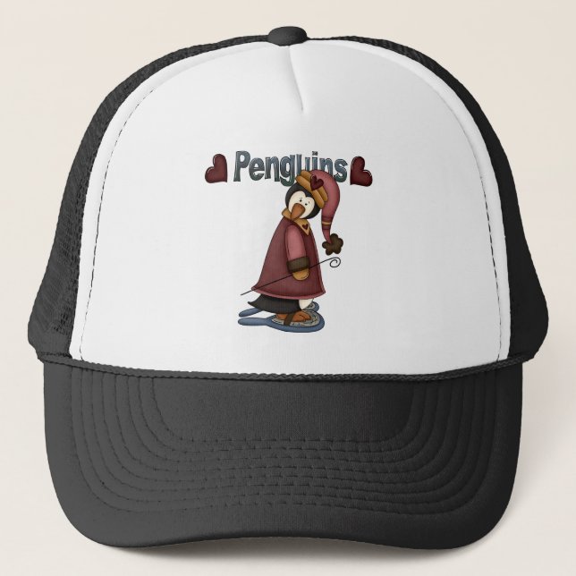Snowshoe Penguin T-shirts and Gifts Trucker Hat (Front)